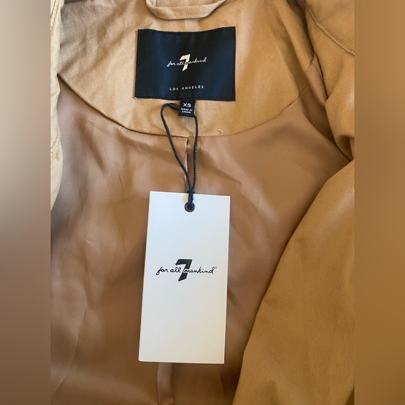 7 For All Mankind Tan Outerwear - Picture 12 of 13